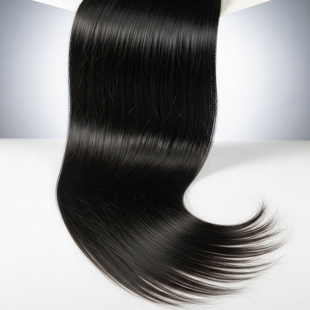 Straight virgin human hair