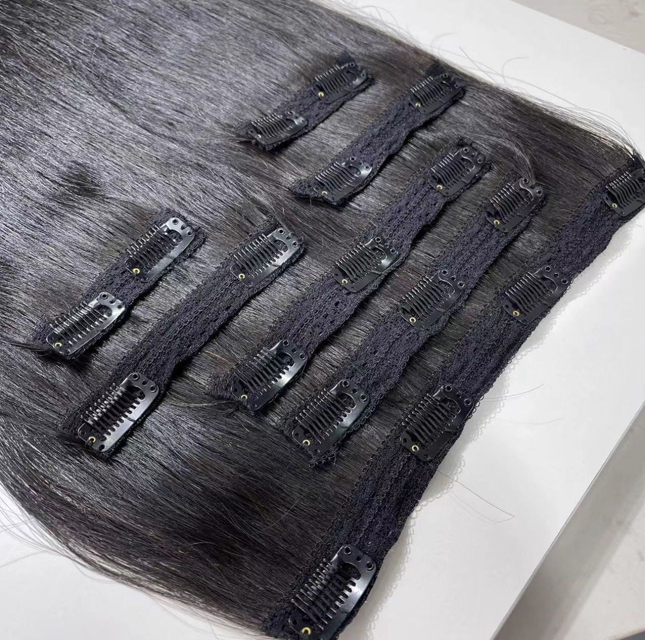 Extension lines with clips